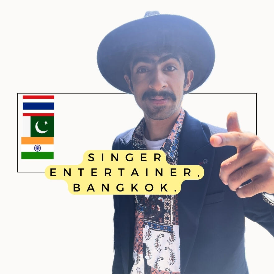 Ali Raza Bangkok Based Bollywood Singer entertainer